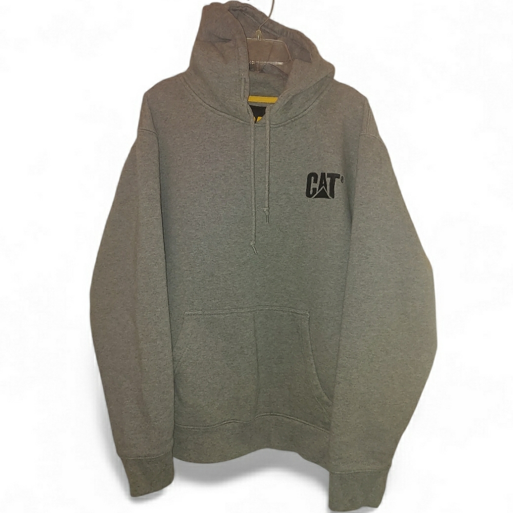 CAT Gray Hoodie, Size XL, GUC